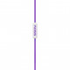 Наушники KOSS KEB15i Purple, Mini jack (3.5 мм), вакуумные, микрофон на проводе, кабель 1.2 м